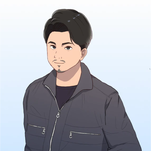 H.Oさんの似顔絵イラスト