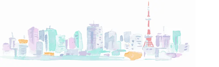 都会を表したイラスト